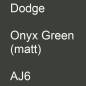 Preview: Dodge, Onyx Green (matt), AJ6.